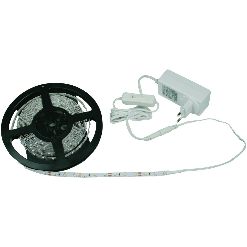 LED Strip Light Kit With On Off Switch Cool White IP20