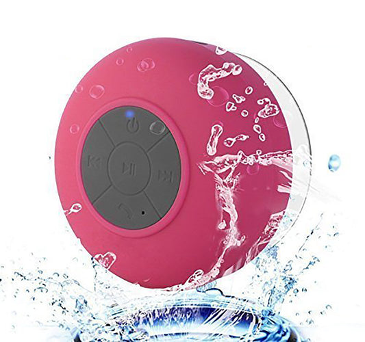 Waterproof Bluetooth Mini Speaker With Mic Pink