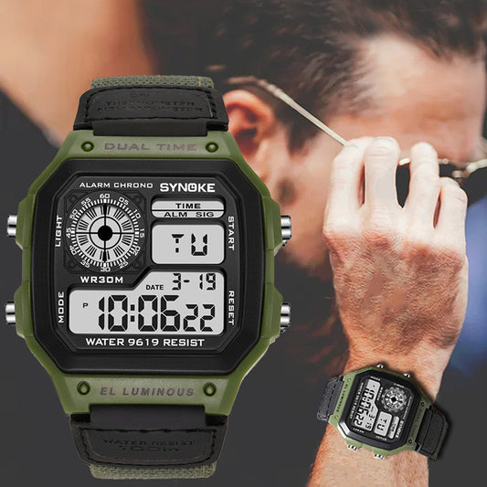 Retro Electronic Watch Luminous Waterproof Sports Men's Watches