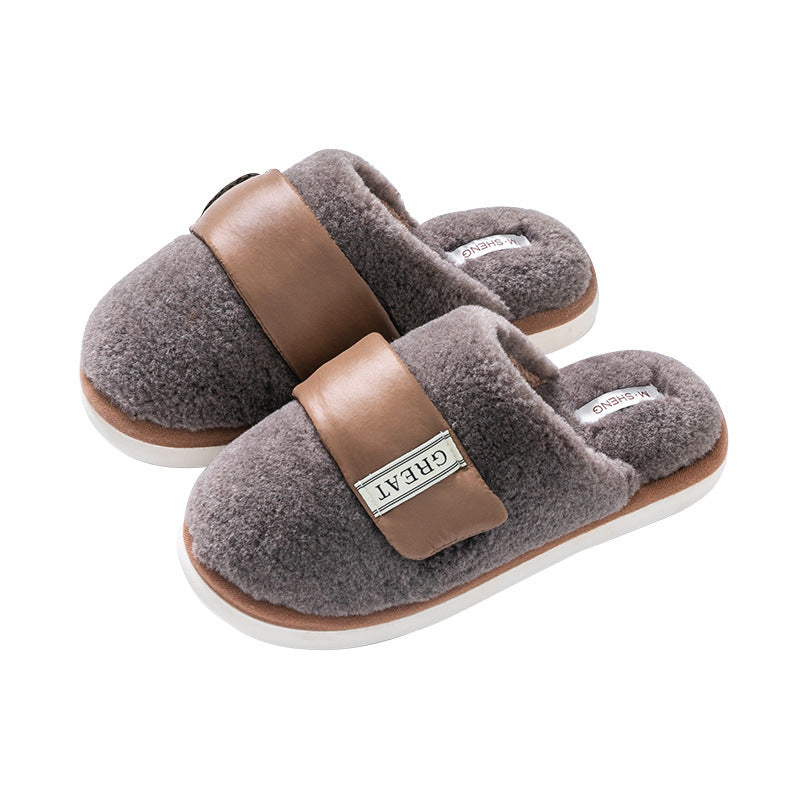 Cozy Fleece Slippers for Home, Bedroom, and Living Room