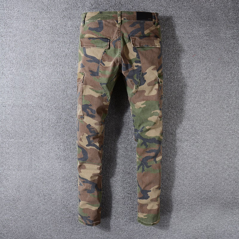 Men's Camouflage Jeans.