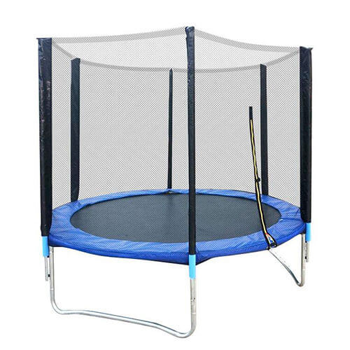 2 44m Outdoor Trampoline With Enclosure Safety Net.