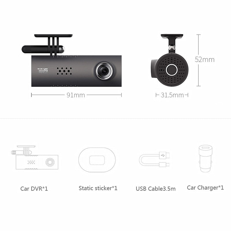 Wireless 1080P FHD Car Dash Cam.