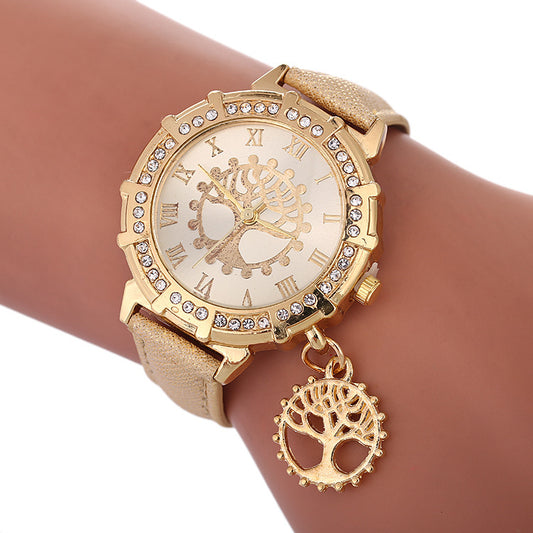 Tree Of Life Pattern Fashion Women's Watches