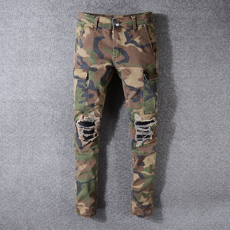 Men's Camouflage Jeans.