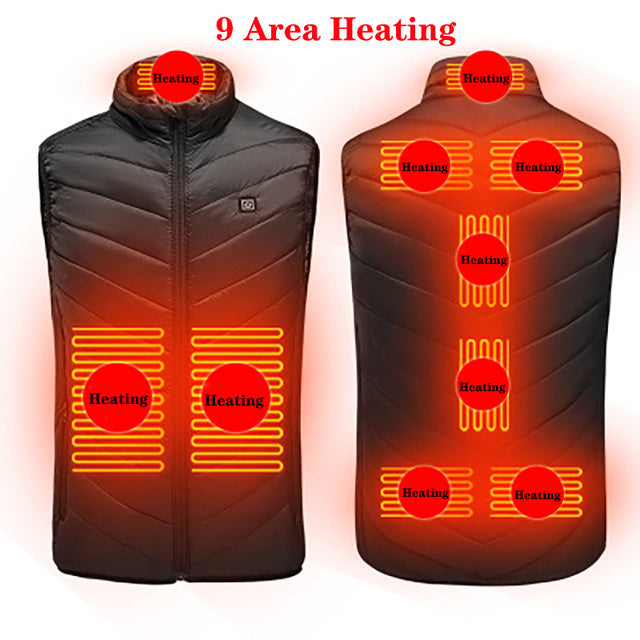 Rechargeable Heated Vest: Lightweight, Windproof, Water-Resistant