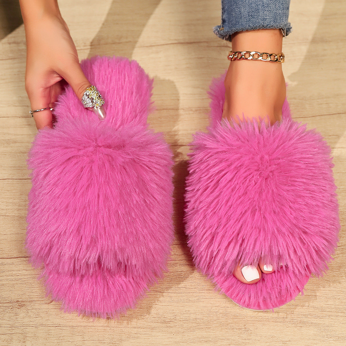 Soft and Fluffy Indoor Slippers