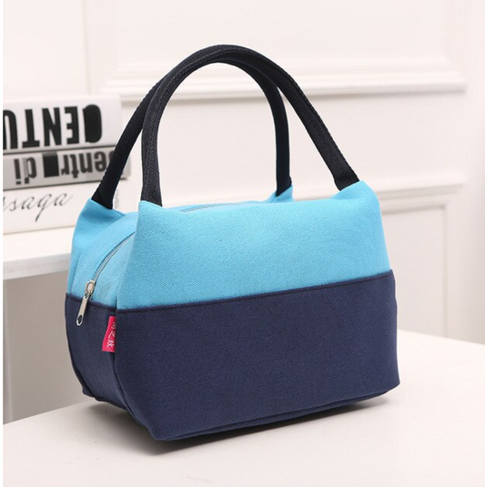 Canvas Lunch Bag Sky Blue