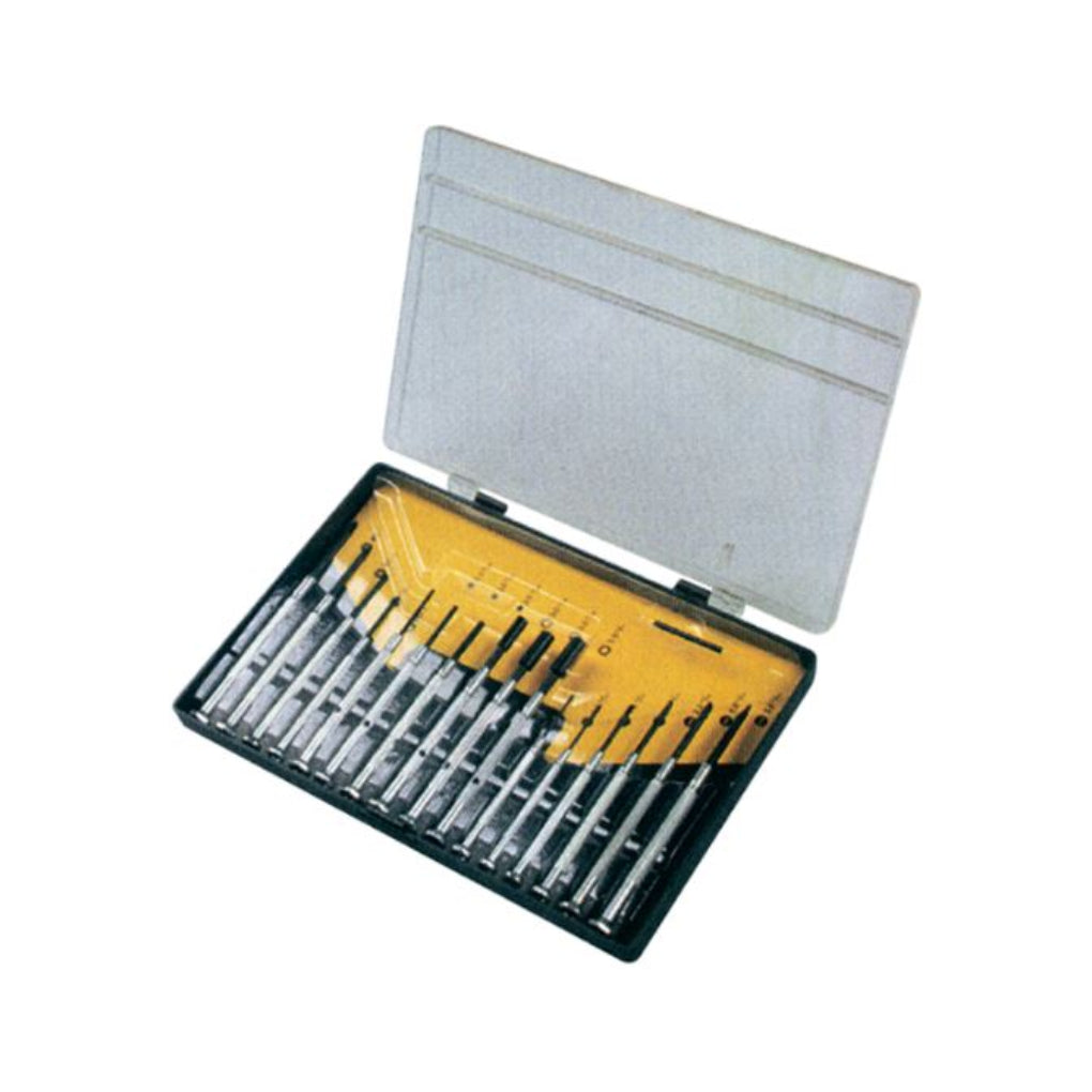 16 Piece Screwdriver Set In Case