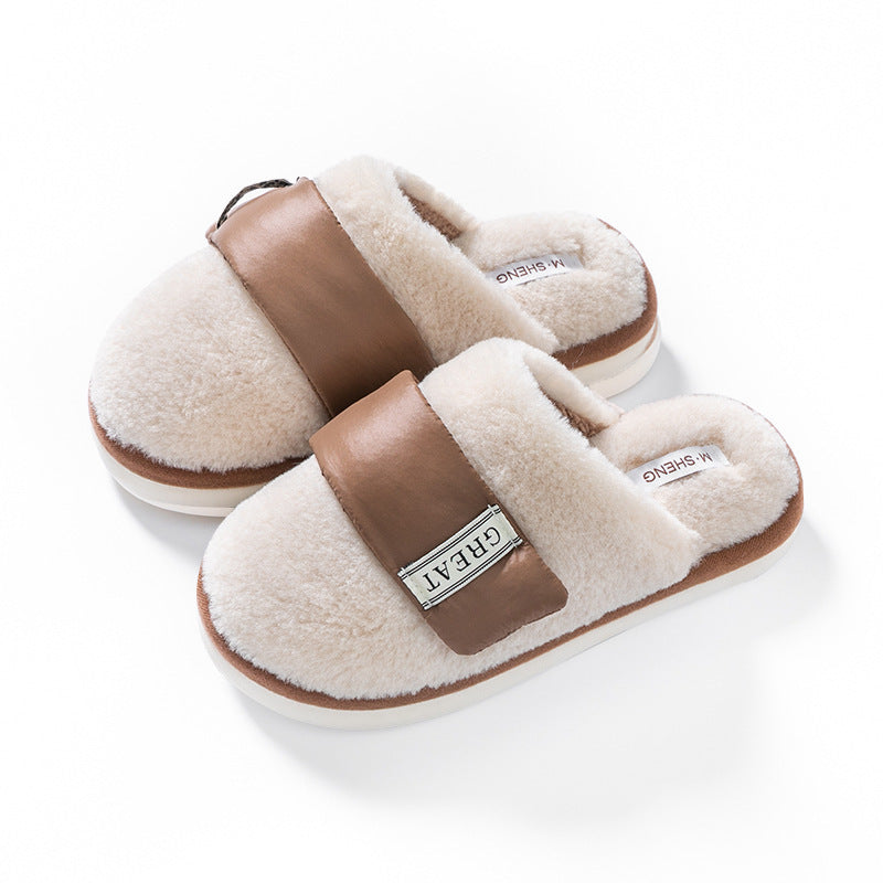 Cozy Fleece Slippers for Home, Bedroom, and Living Room