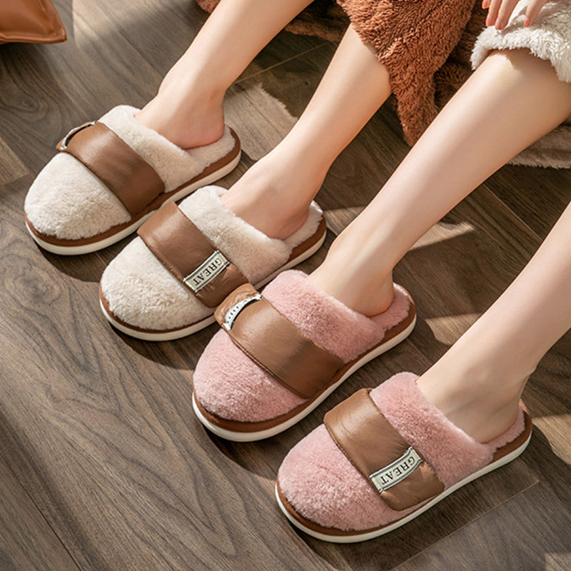 Cozy Fleece Slippers for Home, Bedroom, and Living Room