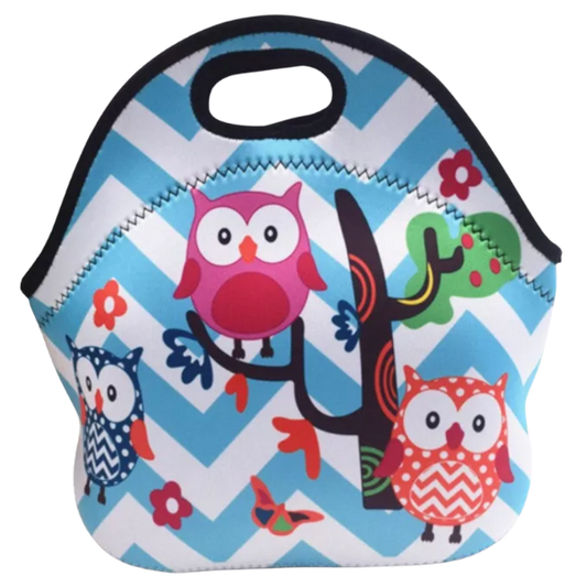 Kiddies Lunch Bag Owls on a Tree.