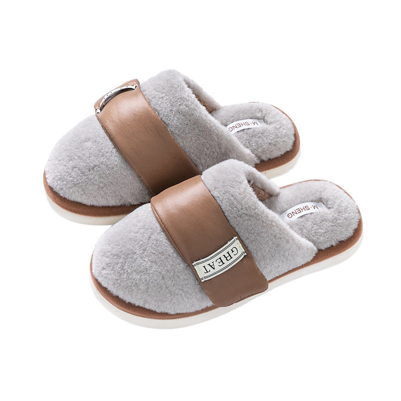 Cozy Fleece Slippers for Home, Bedroom, and Living Room