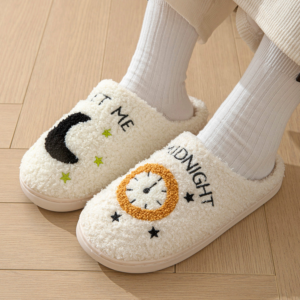 Fashionable Moon and Star Slippers