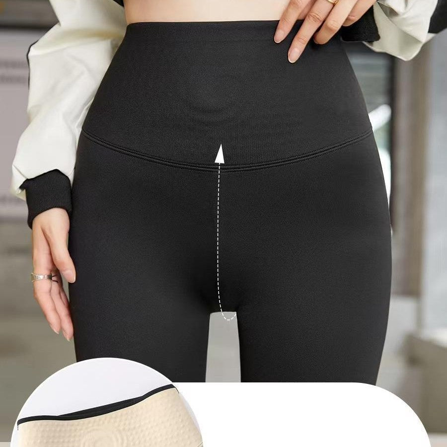 Fleece-Lined, High-Waisted, Tummy Control Leggings