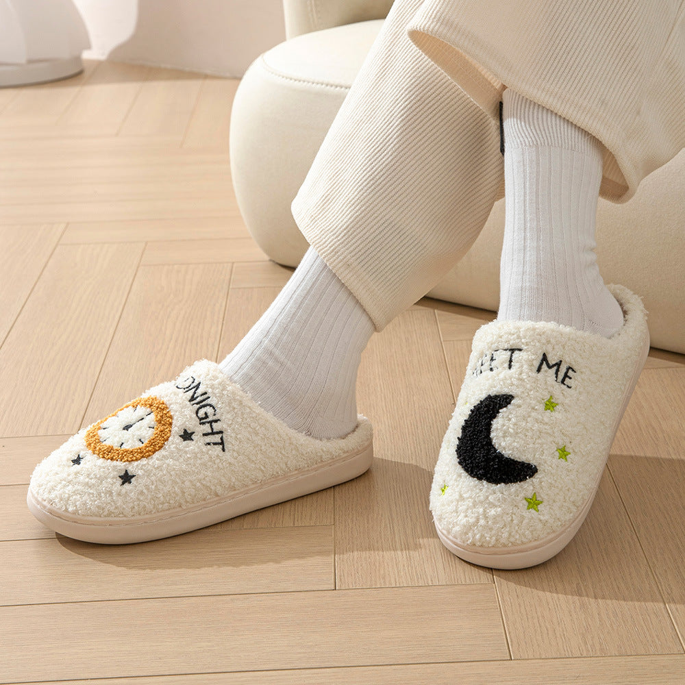 Fashionable Moon and Star Slippers