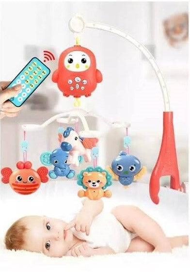 Baby Mobile With Remote Control Bed Bell and Rattle.