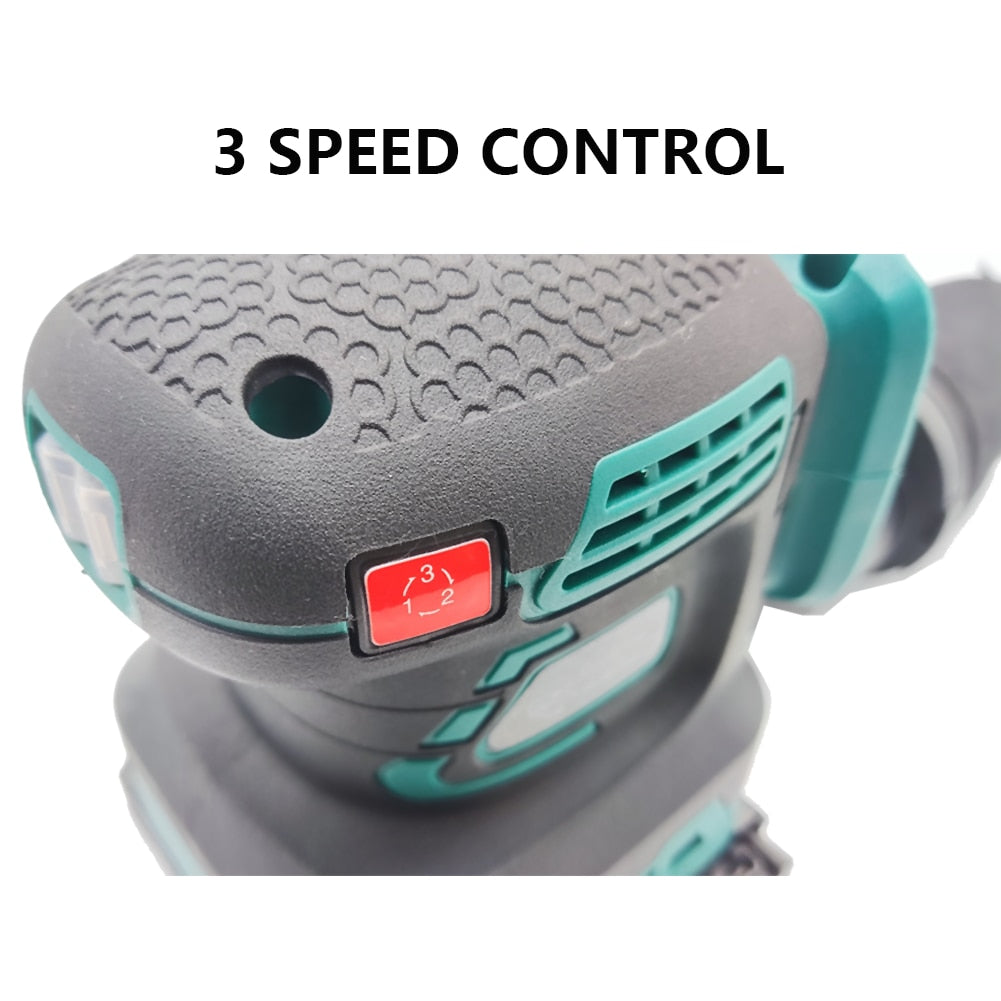 Minli Brushless Orbital Battery Sander - 18V 125mm