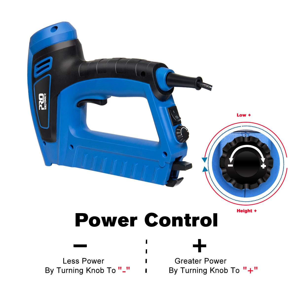 PROSTORMER 2000W Electric Nail Gun: Efficient Nailing and Stapling