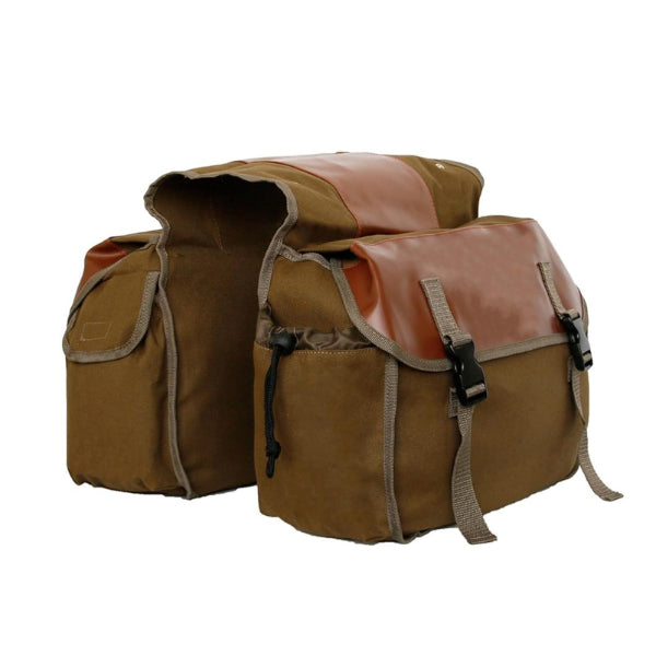 Canvas Saddle Pannier Bicycle / Bike Bag