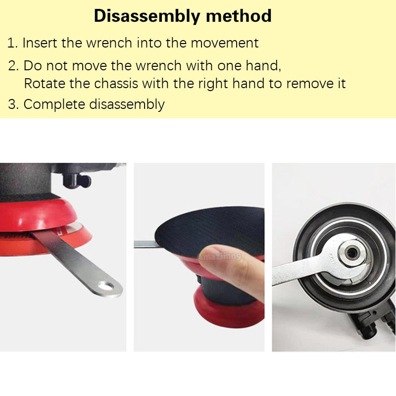 Pneumatic Orbital Sander