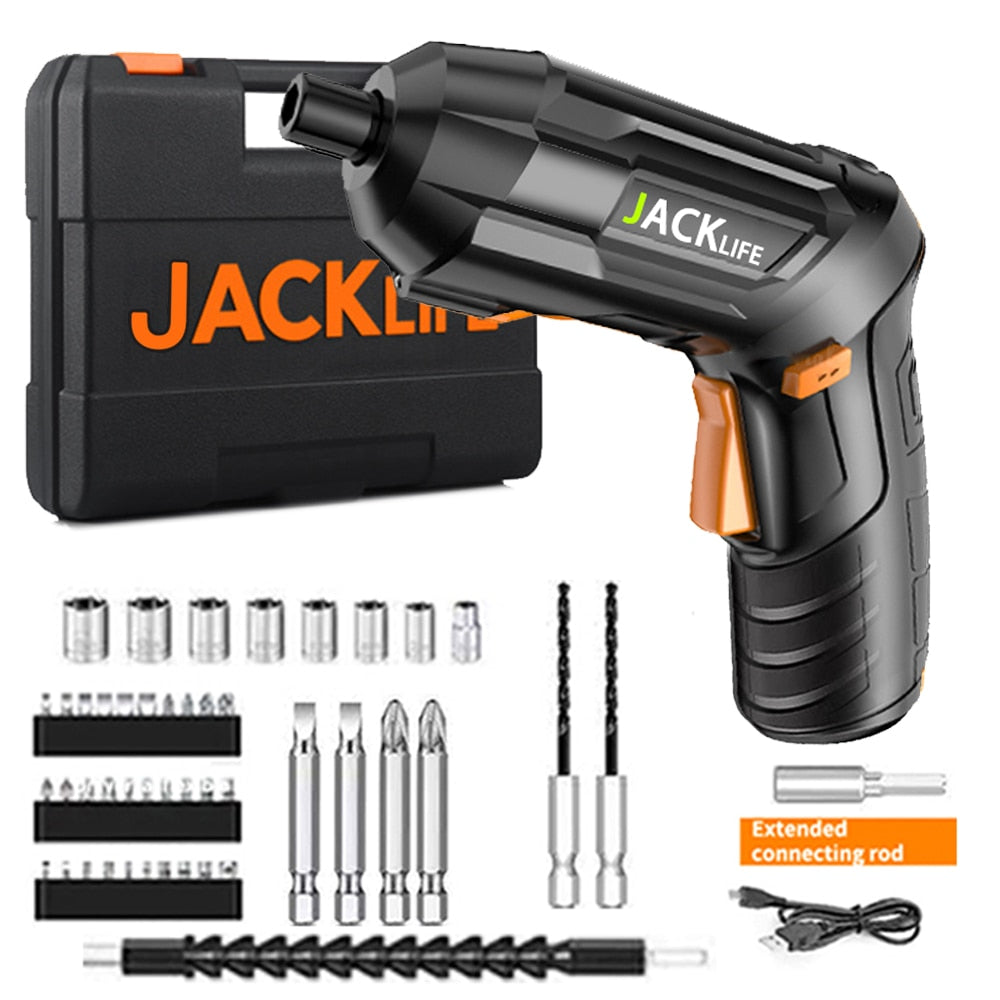 JACKLIFE 3.6V Cordless Impact Screwdriver Drill