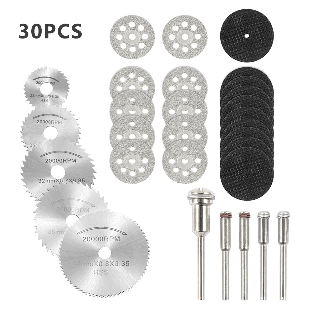 Mini Circular Saw Blade Set - 32/31/30 Pcs.