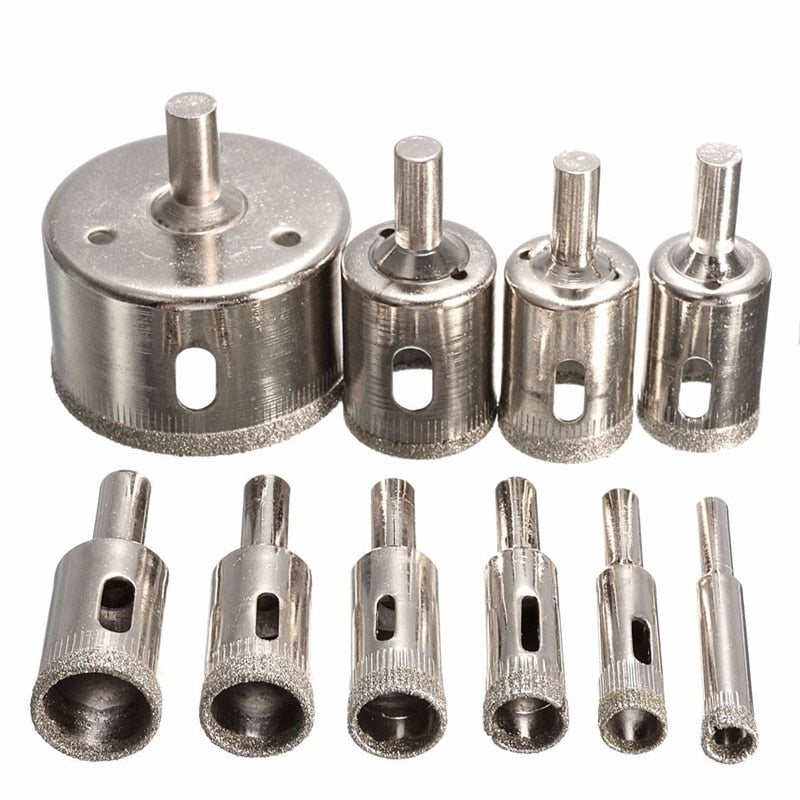 Diamond Coated HSS Drill Bit Set - 3-50mm