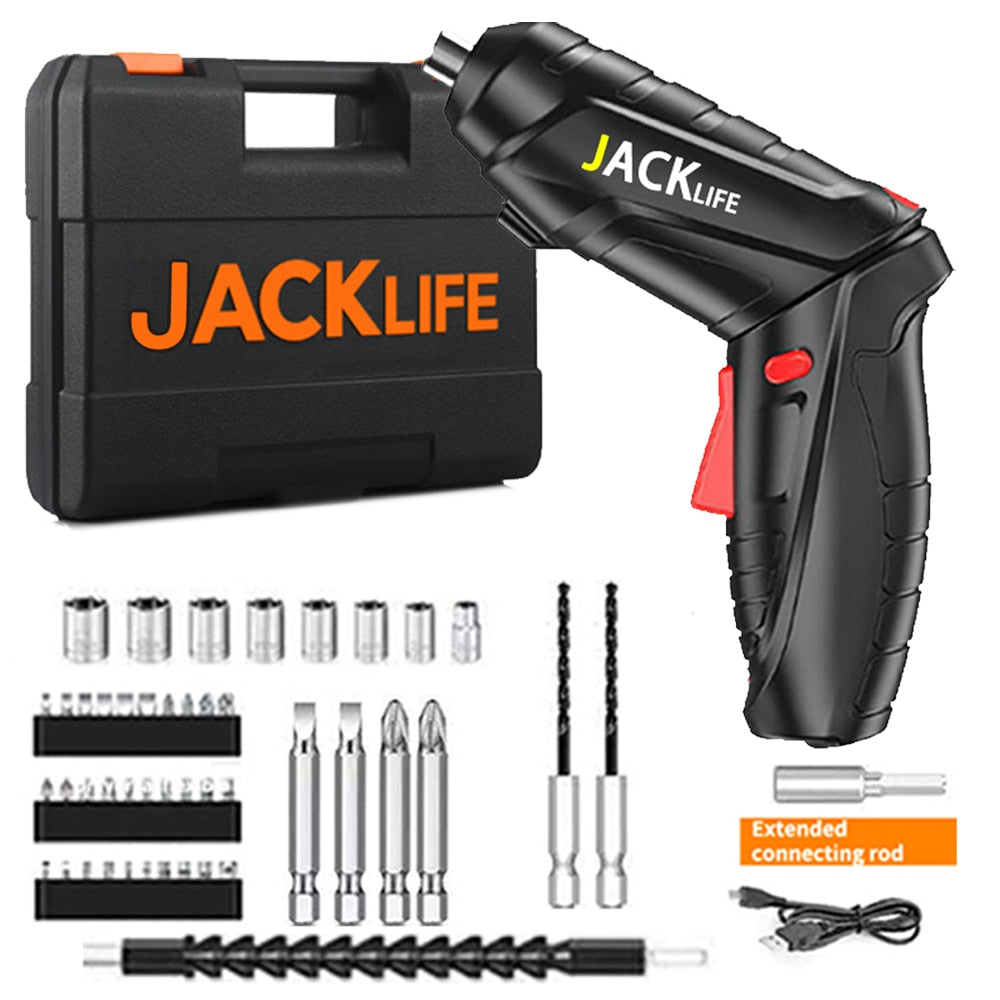 JACKLIFE 3.6V Cordless Impact Screwdriver Drill