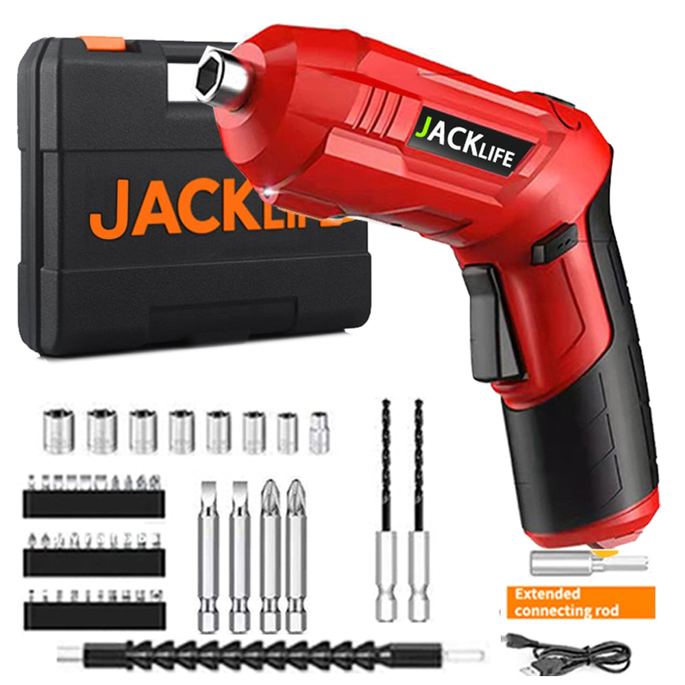 JACKLIFE 3.6V Cordless Impact Screwdriver Drill