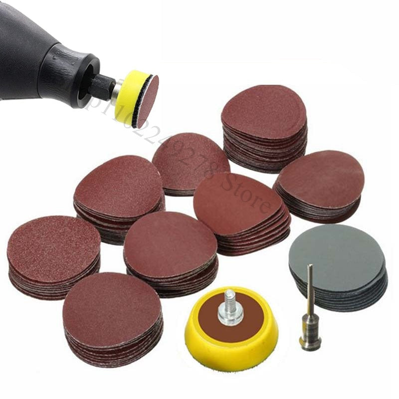 Flocking Sandpaper Sanding Discs with Backer Plate