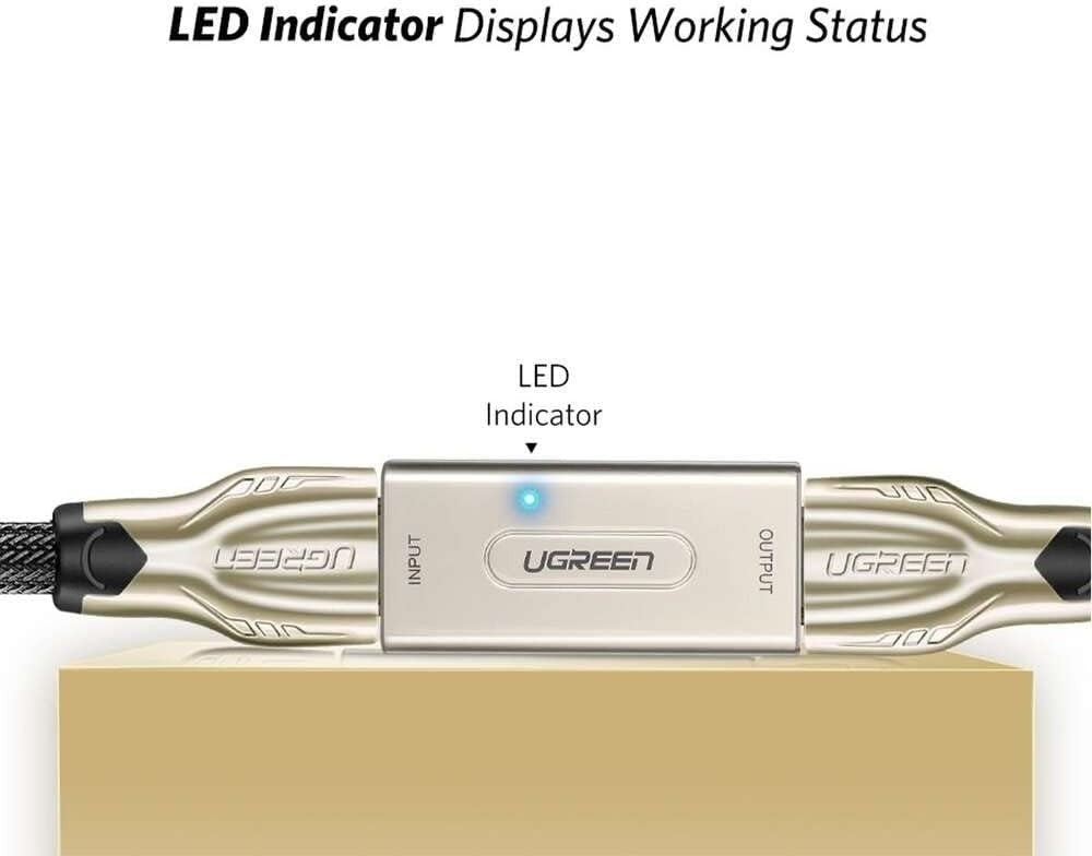 UGREEN 40265 HDMI Extender Signal Booster Active HDMI to HDMI Connector