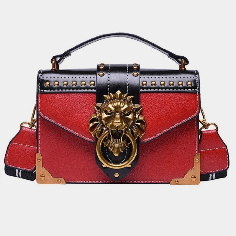 Luscious Lion Head Crossbody Bag