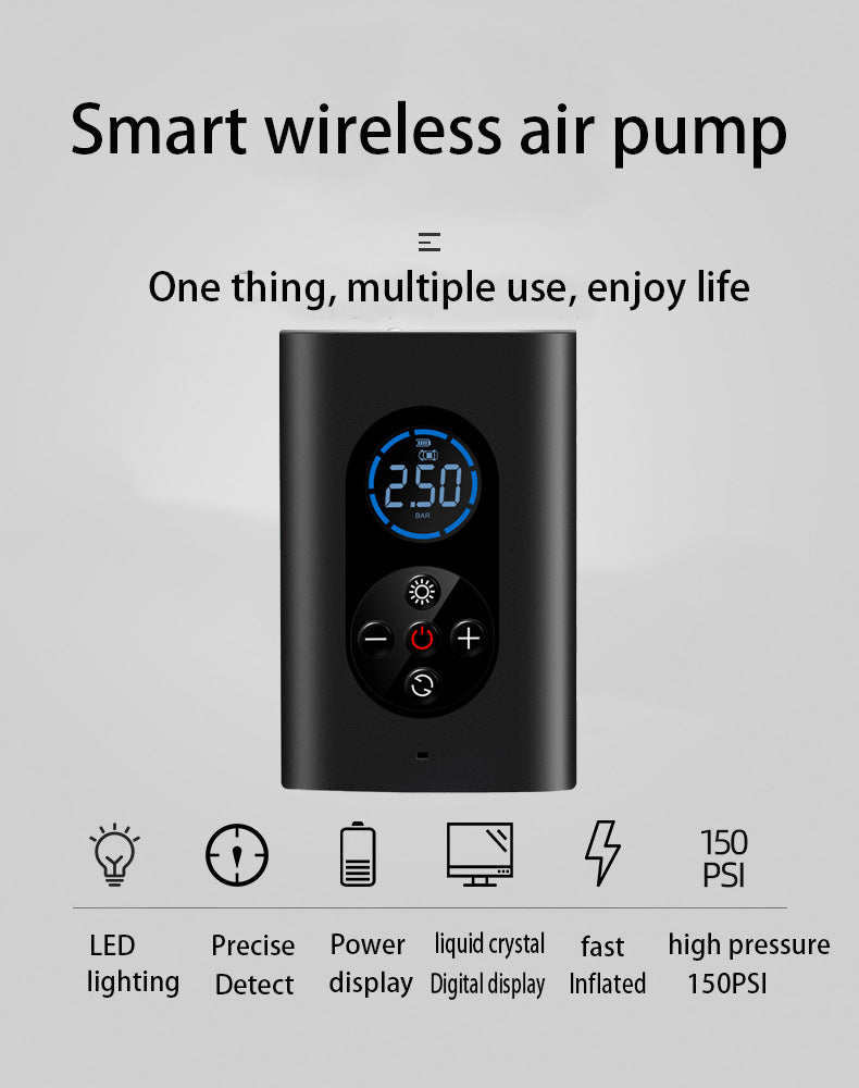 Wireless Air Pump for Car Tires