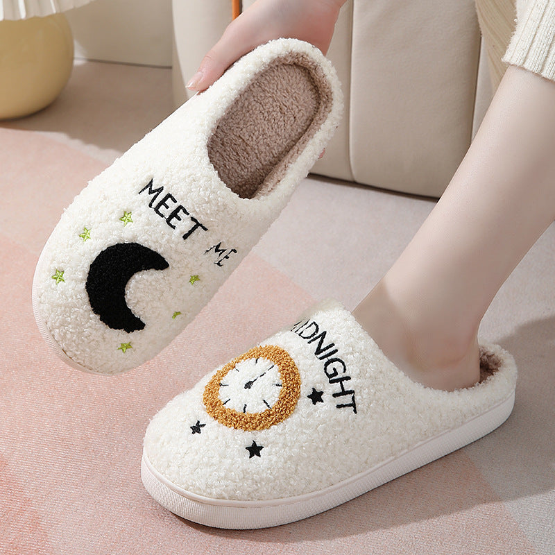 Fashionable Moon and Star Slippers