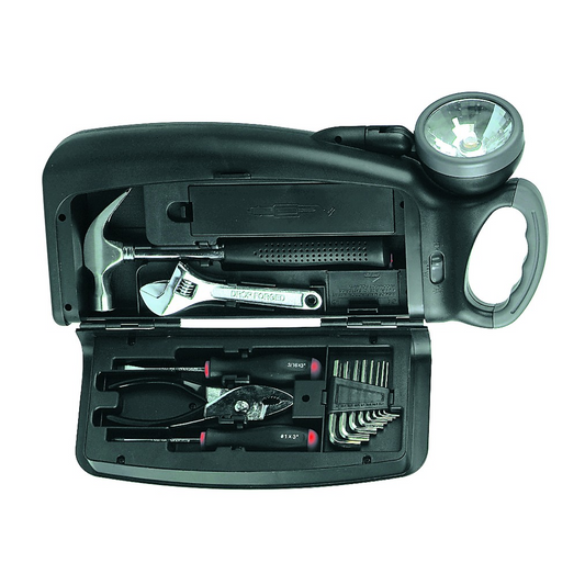 13Pcs Tool Kit With Spotlight And Blinking Light