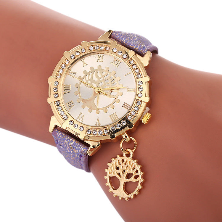 Tree Of Life Pattern Fashion Women's Watches