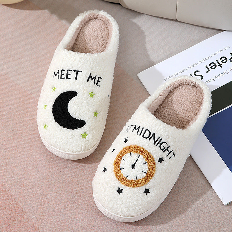 Fashionable Moon and Star Slippers