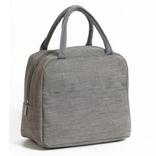 Grey lunch bag