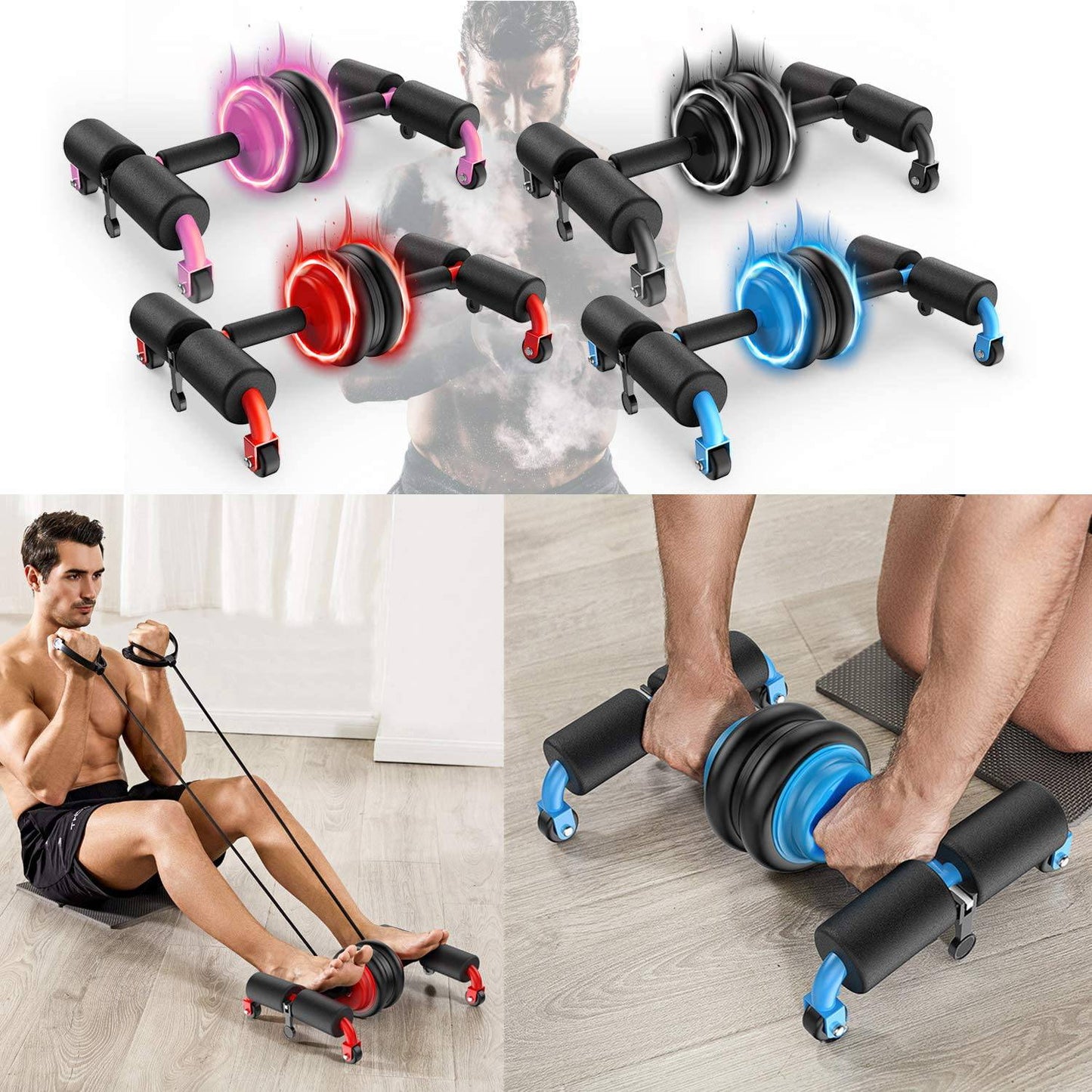 Multifunctional Abdominal Tummy Wheel