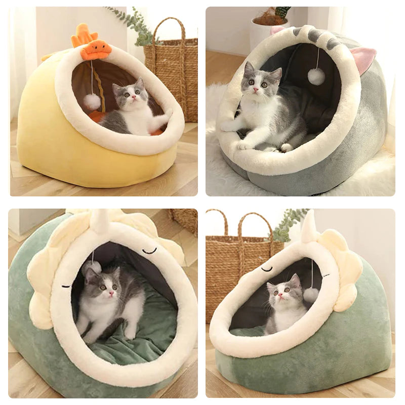  Deep Sleep Cat Bed - The Cozy Retreat for Your Feline Friend!