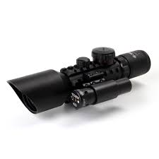 Rifle Scope with Laser Sight