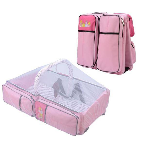 2 in 1 Baby Bed And Bag With Net