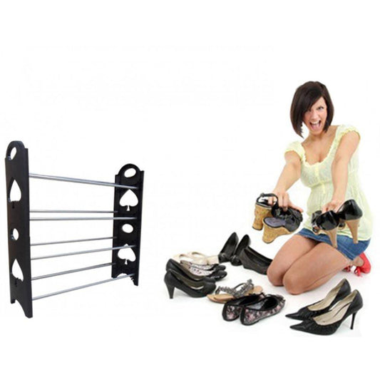 Stackable Shoe Rack 12 Pairs.