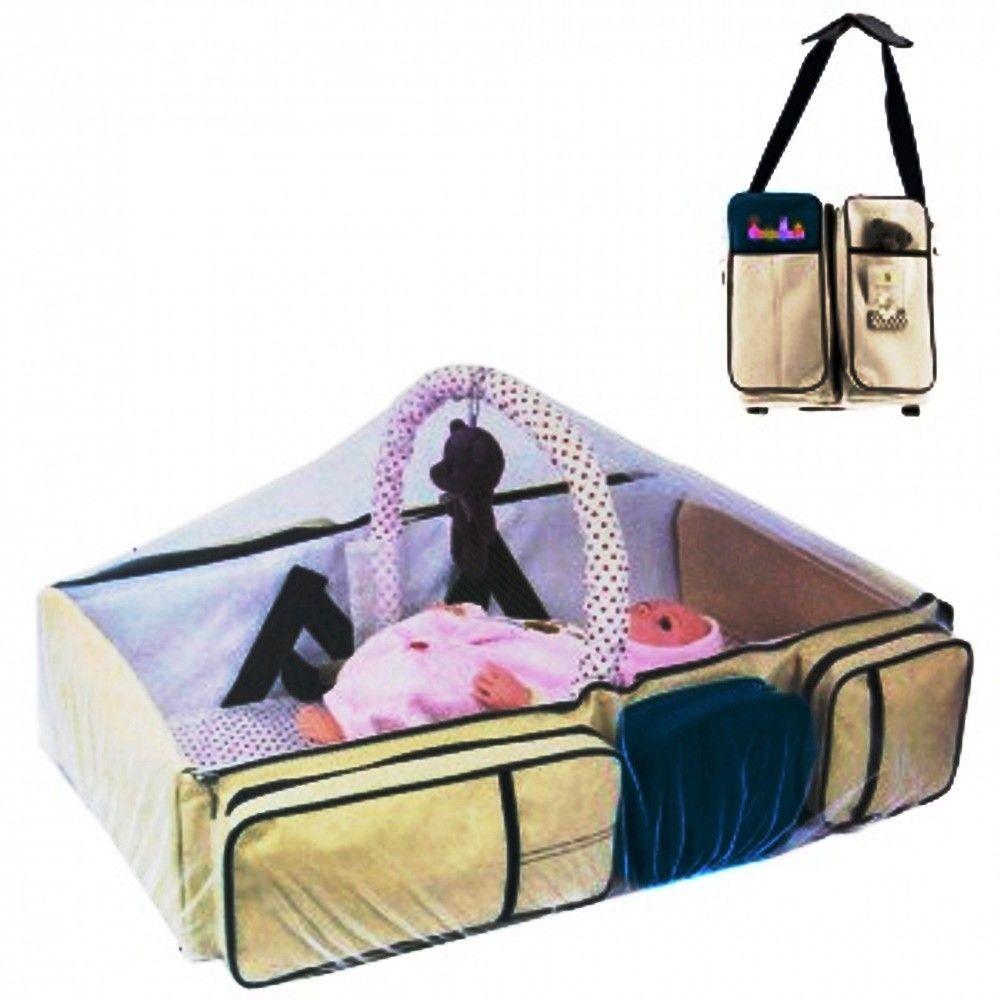 2 in 1 Baby Bed And Bag With Net