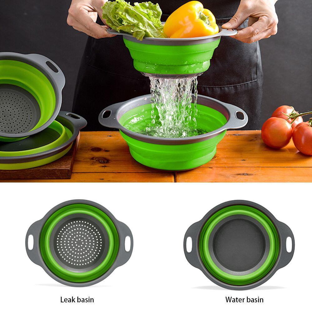 Collapsible Colanders Set 1Pc