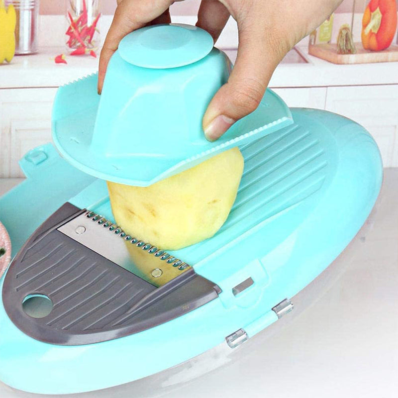 7 In 1 Multifunctional Egg Shaped Vegetable Cutter And Shredder Tool