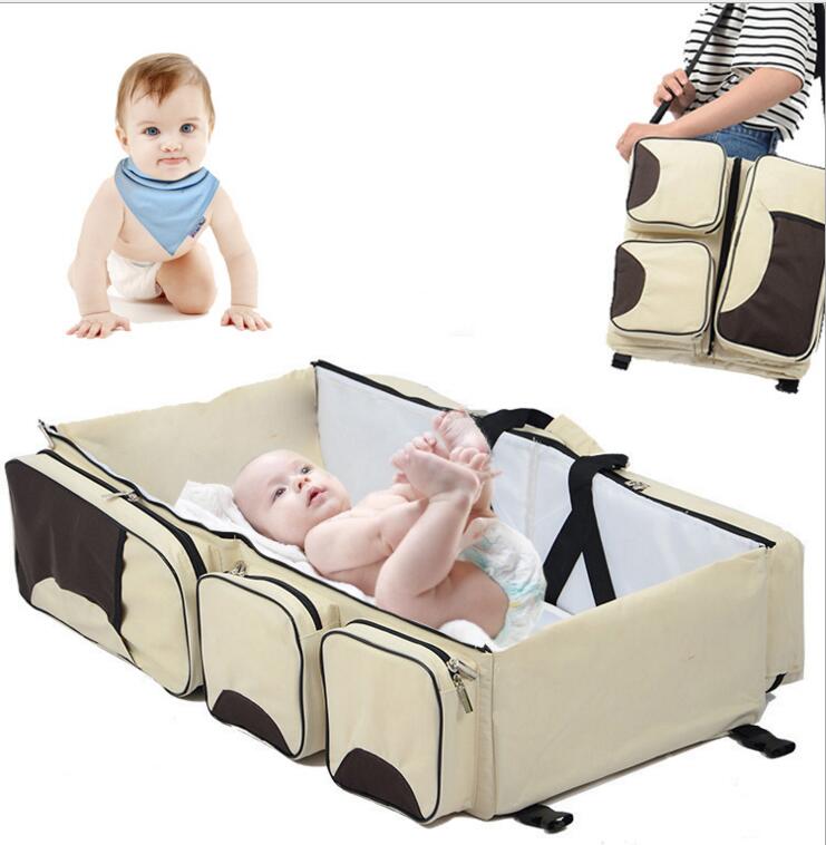 2 in 1 Baby Bed And Bag With Net