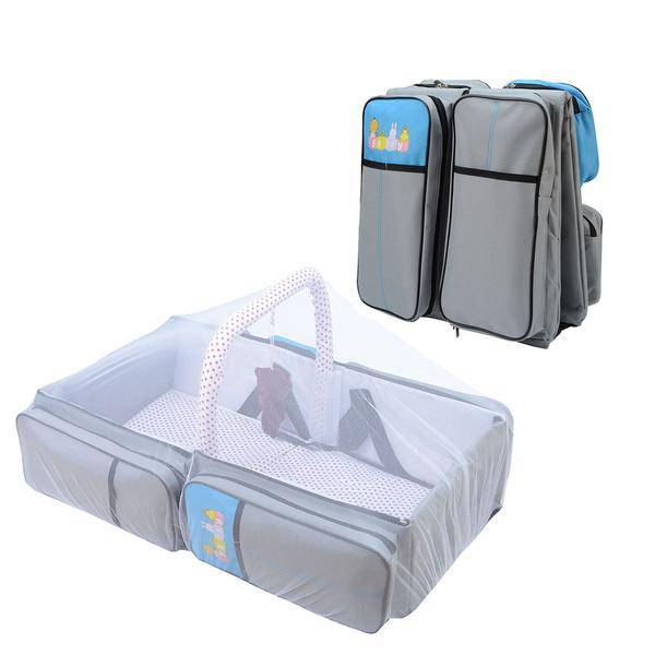 2 in 1 Baby Bed And Bag With Net