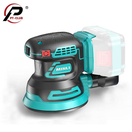 Minli Brushless Orbital Battery Sander - 18V 125mm